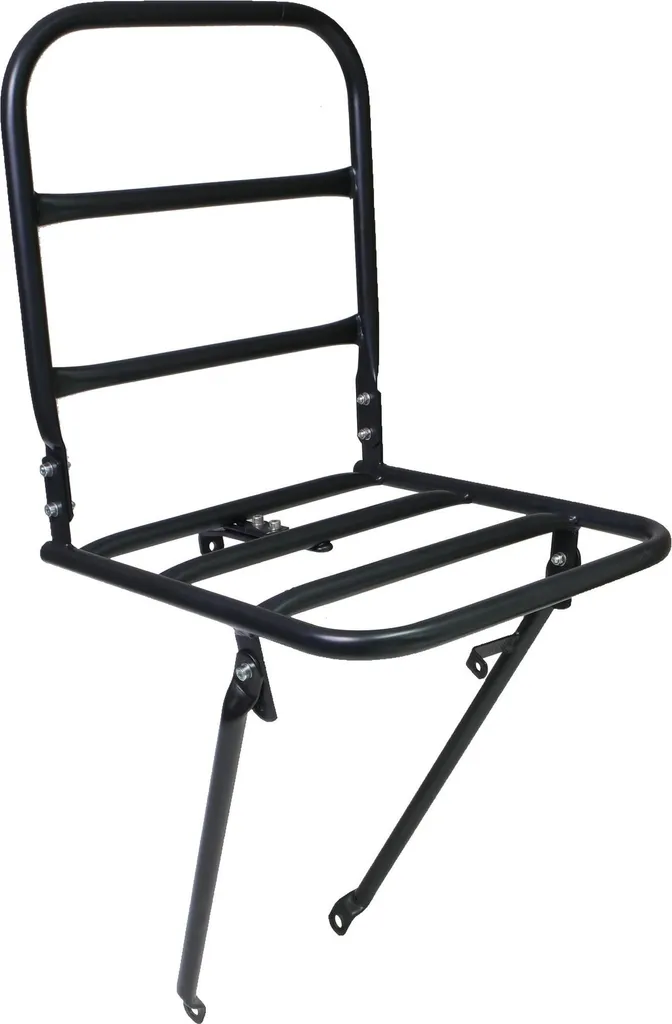 Porte-bagages Avant Universel 30x30 cm pour Vélo Ville Noir 26-28 Pouces