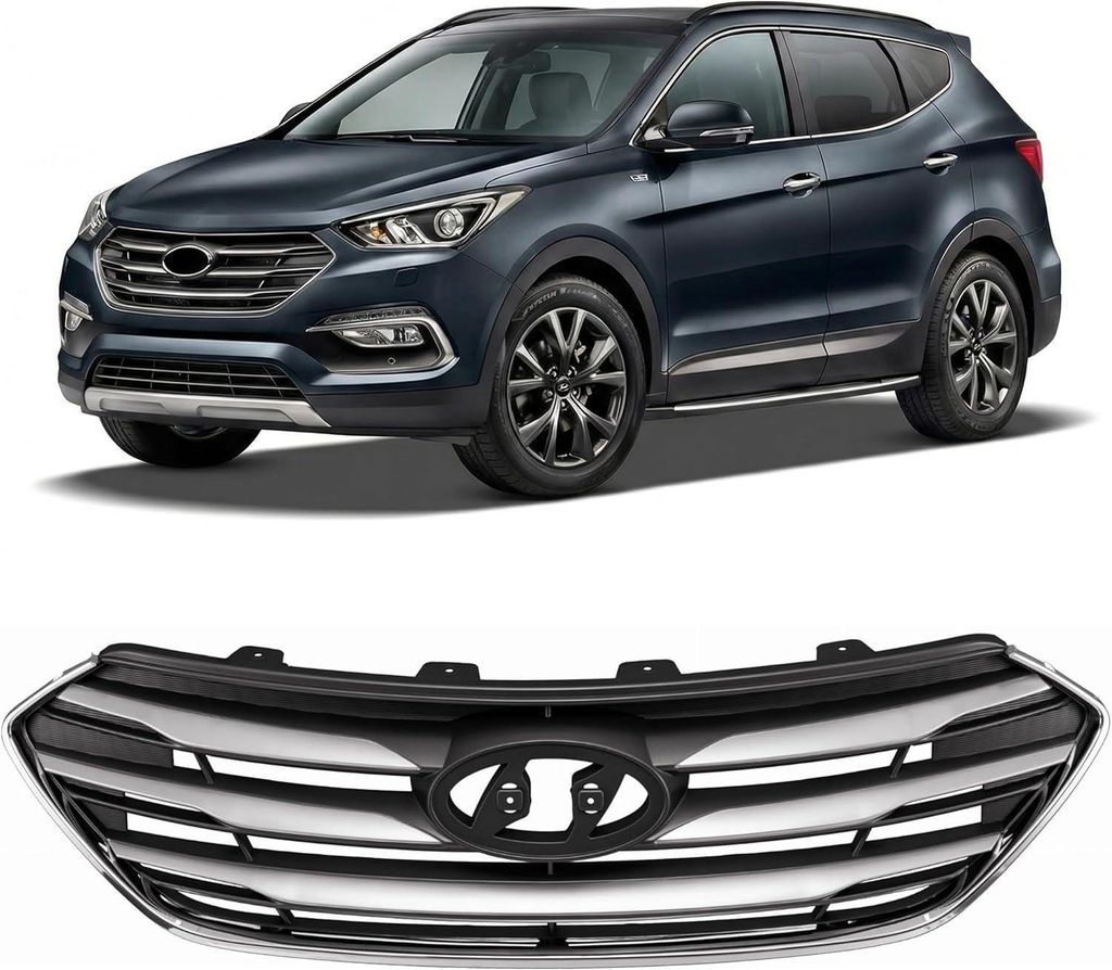 Kühlergrill 863502WAA0, passend für HYUNDAI SANTA FE III DM Produktbild 