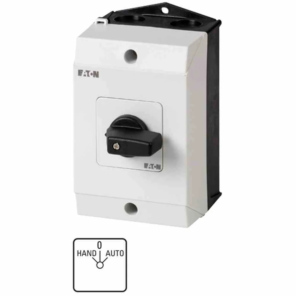 Interrupteur à bascule Eaton T0-1-15431/I1 étanche IP65 noir 20A