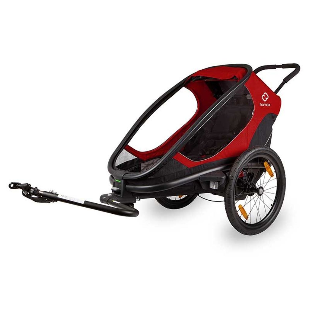 Hamax Outback One z dyszlem rowerowym i kołem do wózka, Zdjęcie produktu 