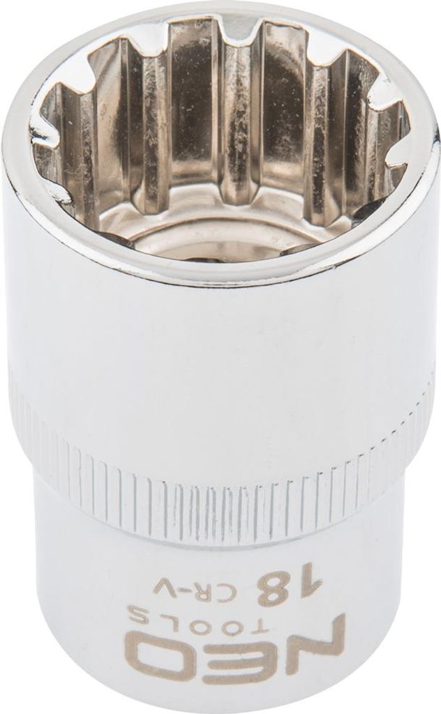 NEO TOOLS Steckschlüsseleinsatz 08-590 38mm Chrom-Vanadium-Stahl