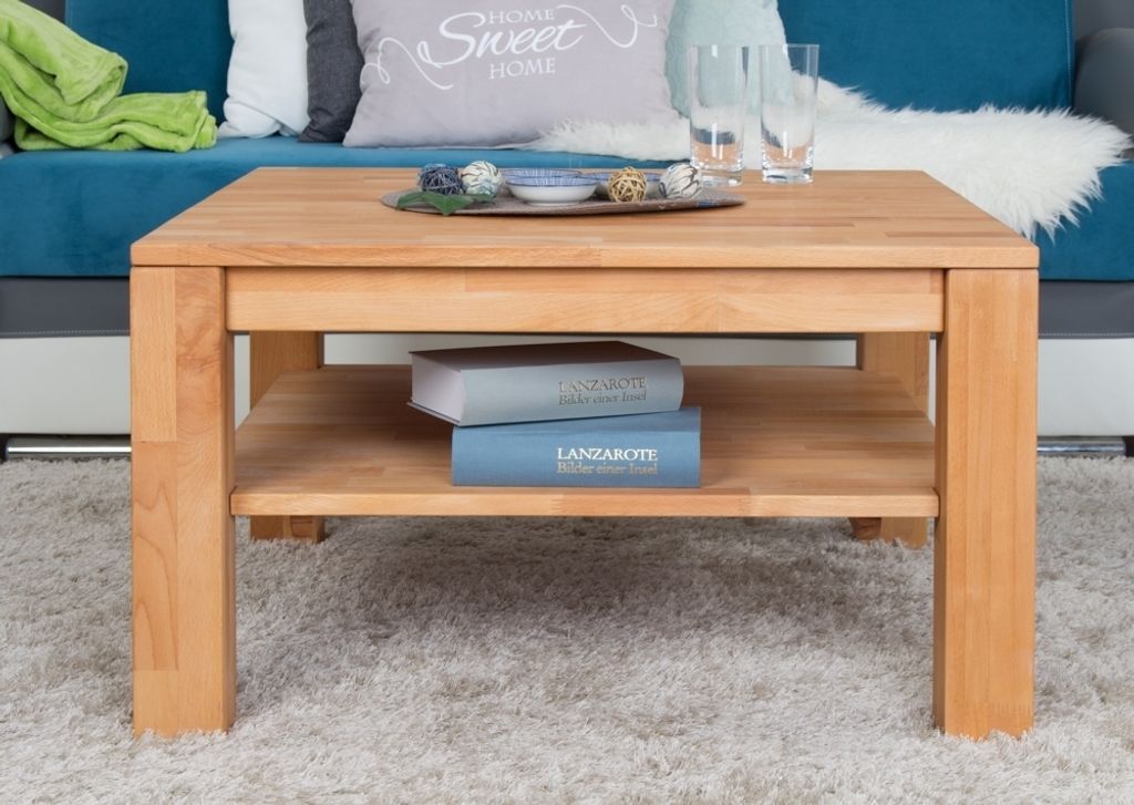 Steiner Shopping Couchtisch, Kernbuche massiv, Natur, Produktbild