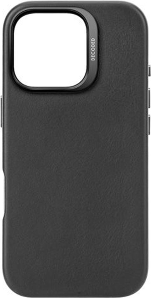 Decoded Leather Case, Cover, Apple, iPhone 16 Pro, 16 cm (6.3"), Schwarz
