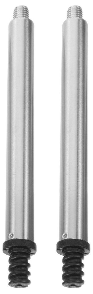 2 Ersatzfüße aus Edelstahl für die Toilettenbürste, austauschbarer Toilettenbürstengriff – praktisches Zubehör für die Haushaltsreinigung