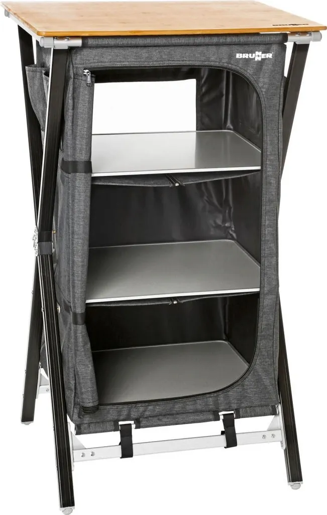 Meuble de cuisine camping Brunner Mercury Cross LS avec rangement pliant