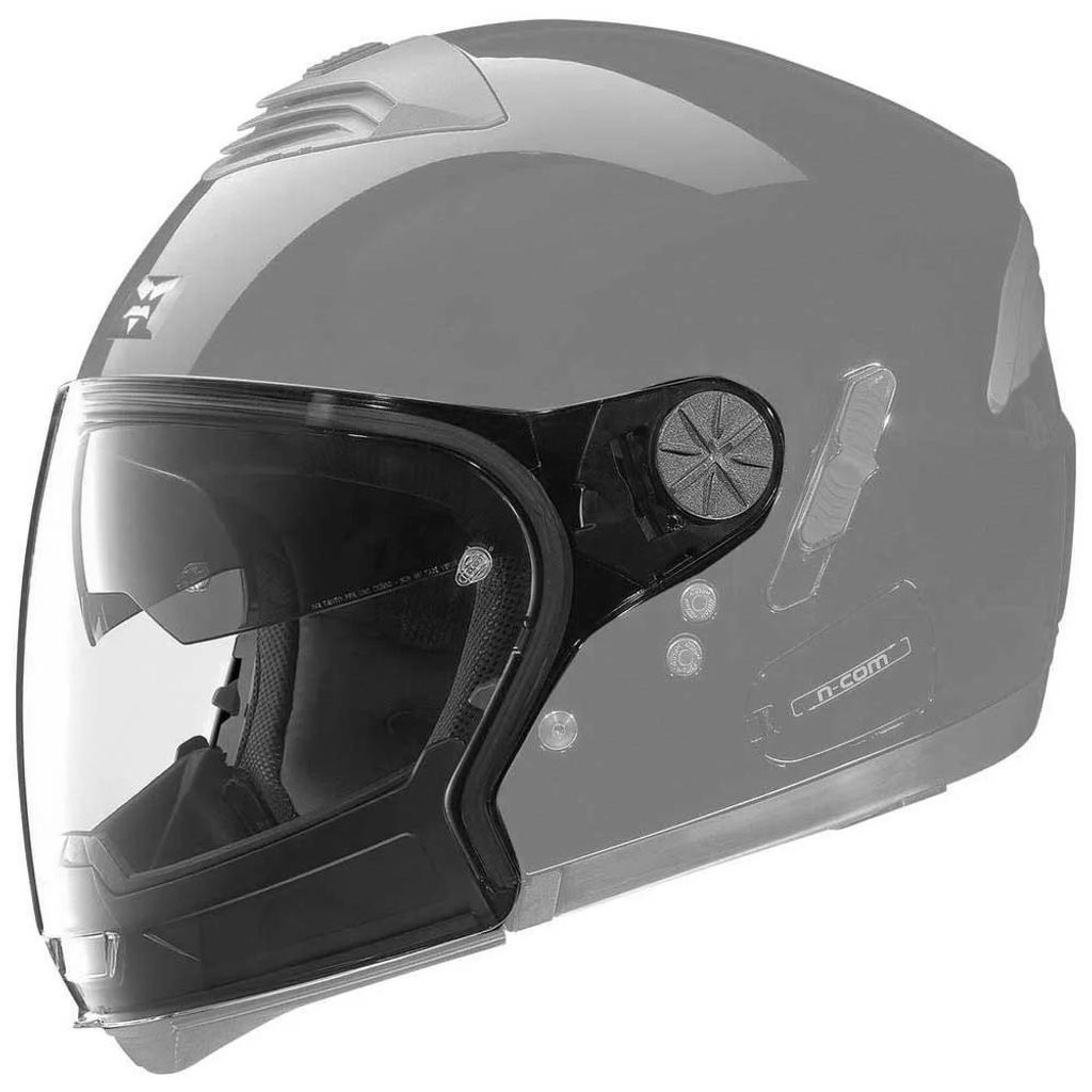 Nolan N43/e/air/g4.1/e/pro/g4.2 Pro Spcpl00000105 Helm-schraubenabdeckungen Schwarz Schwarz One Size
