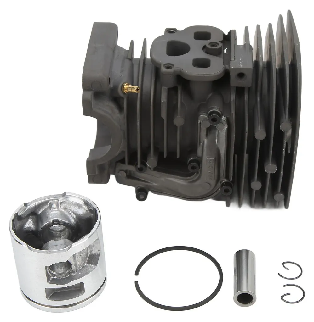Kit Piston et Culasse 537320402 pour Tronçonneuse Husqvarna 455 Rancher