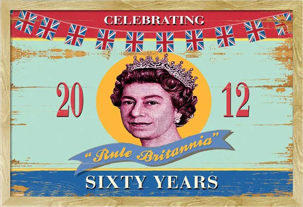 Poster Artistico Martin Wiscombe Celebrating Sixty Years + Cornice