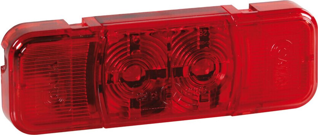 Umrissleuchte Lampa rot 2 LEDs 24 V mit ABE OEM 97001 Produktbild 