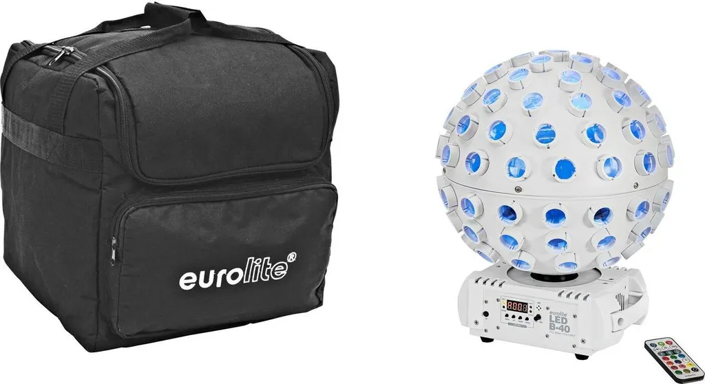 Éclairage de Mariage Eurolite B-40 HCL MK2 Blanc avec Sac Soft-Bag Inclus