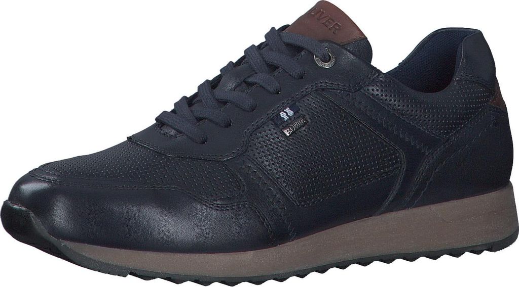 s.Oliver Sneaker Low Herren 31383537313732 Blau 45 EU