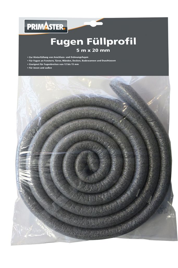 Primaster PE-Fugenfüllprofil 20 mm x 5 m