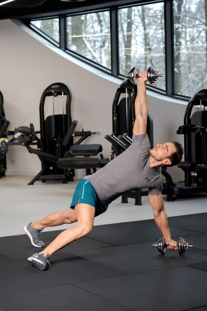 Sada činek Gymtek 20kg s pouzdrem - 2x rukojeti činek - Obrázek produktu 9