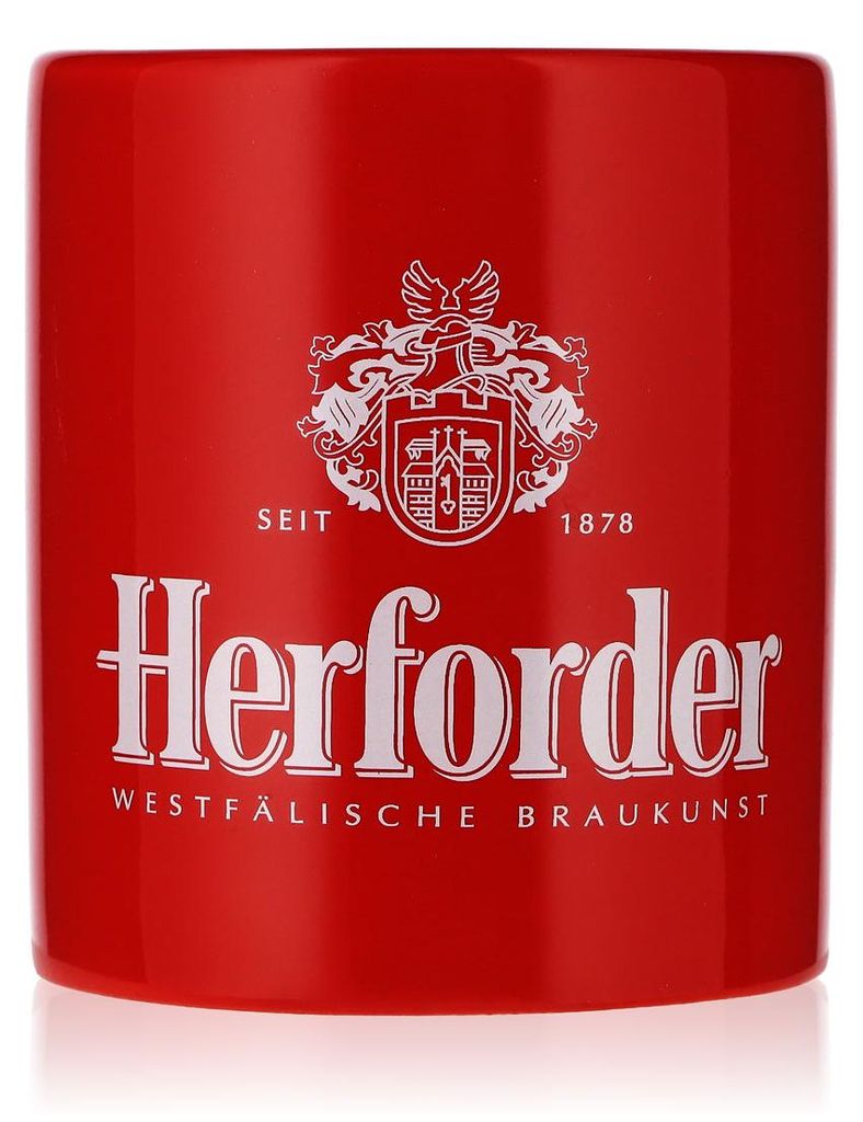 Herforder Brauerei Bier Porzelan Kaffeebecher Tasse Produktbild 