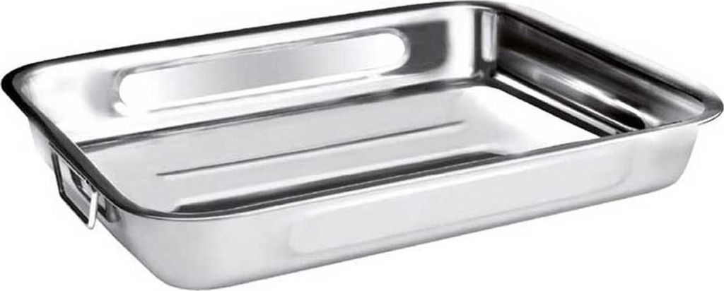 Plaque de cuisson Ibili-Classic, acier inoxydable, 30 x 22 Image du produit 