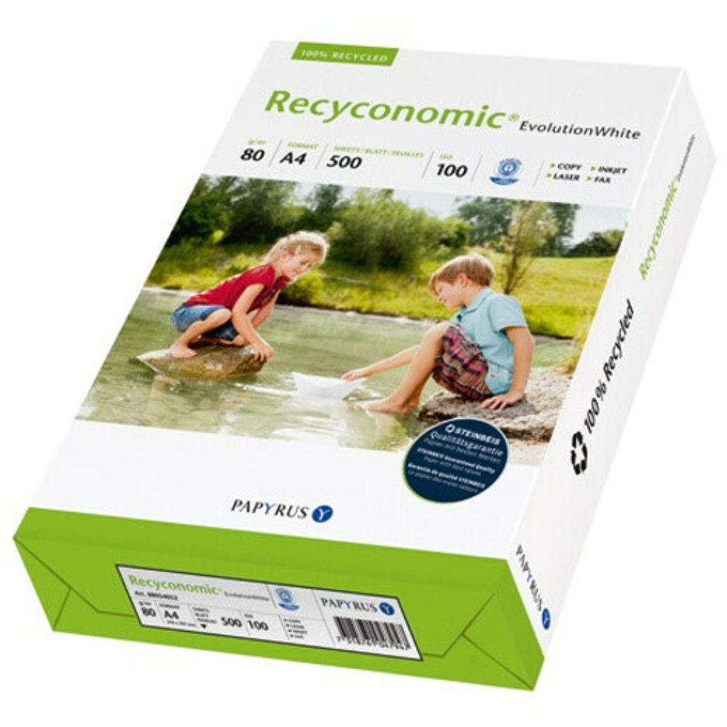 PAPYRUS A4 Papier 80g Recyconomic Evolution White 500 Blatt