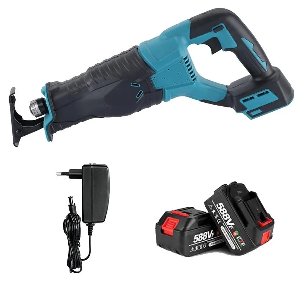 Scie pendulaire sans fil Brushless et ses 2 batteries incluses