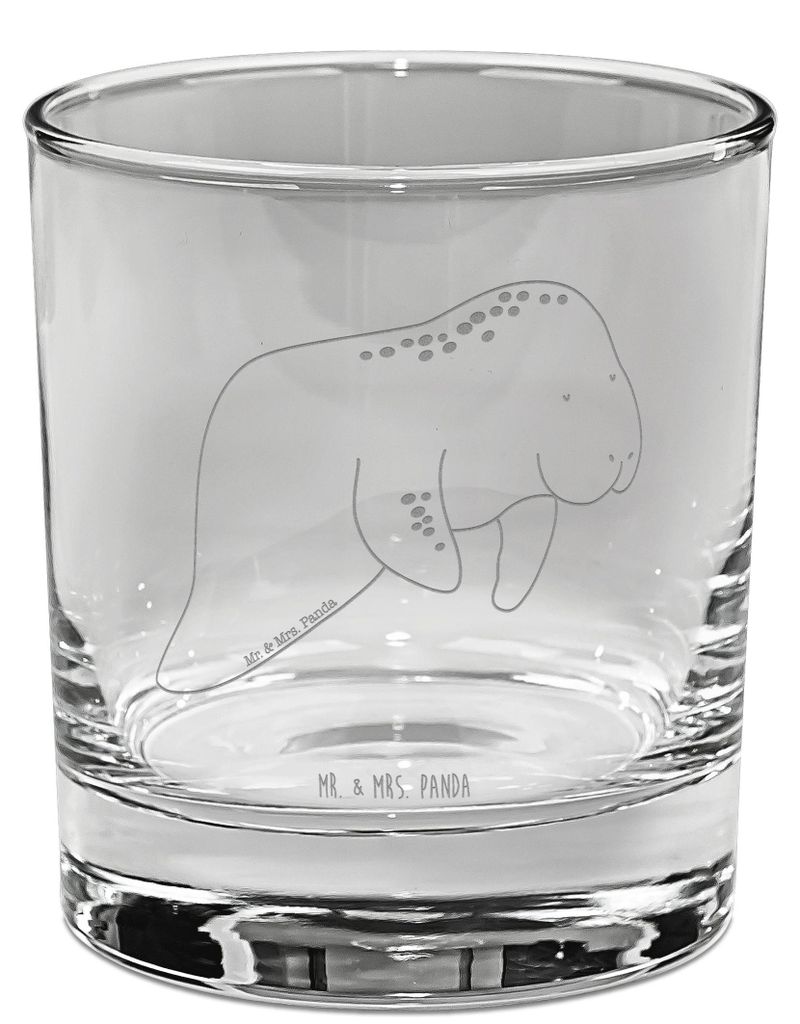 Mr. & Mrs. Panda Tumbler Seekuh Chillen - Transparent - Geschenk, Zucker, Essen, Süßigkeiten, Whiskyglas, Whisky, Abnehmen, Glas, Meer, Diät, Wh...