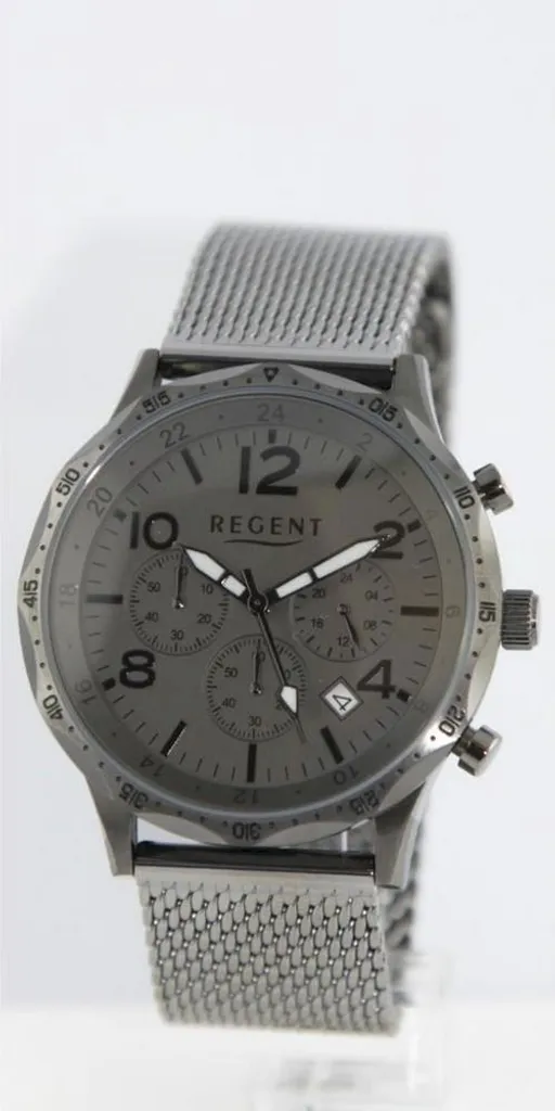 Montre Regent Homme 1151547 étanche en inox avec cadran ultra lisible