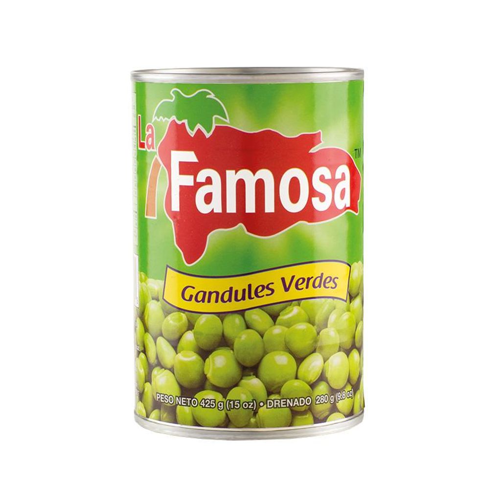 LA FAMOSA grüne Erbsen Gandules verdes 425g Produktbild 
