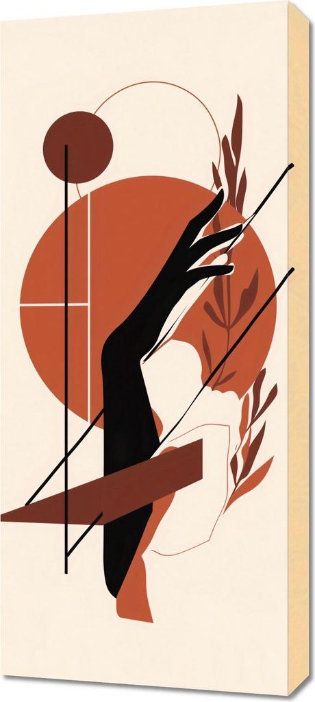 Bild 40x90cm Dämmerung in der Hand