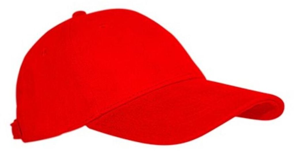 L-Merch - "Raver" Baseball-Mütze LT1093 (Einheitsgröße) (Rot)