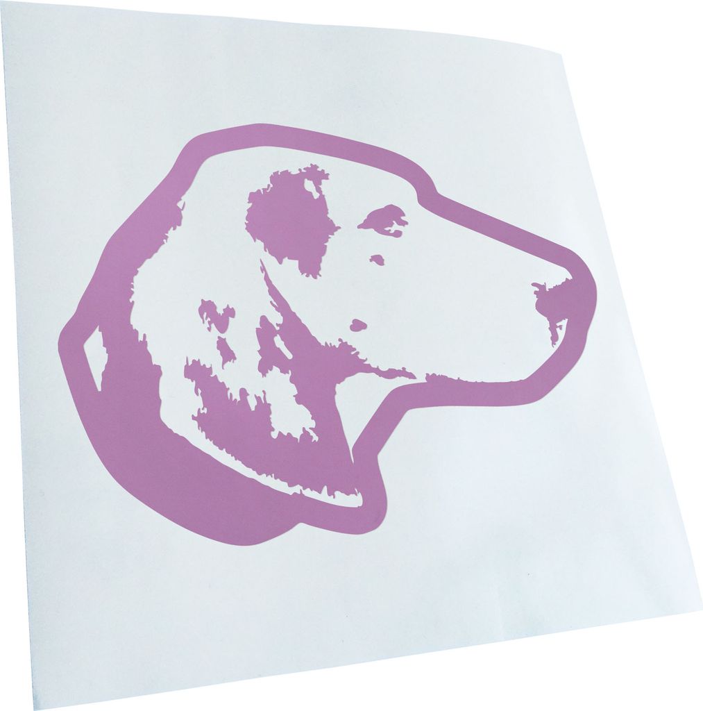 Kiwistar - Autoaufkleber - treeing walker coonhound Hund - Flieder - 60x43cm - Aufkleber für Auto, Laptop, Fahrrad, LKW, Motorrad mehrfarbig JDM D...