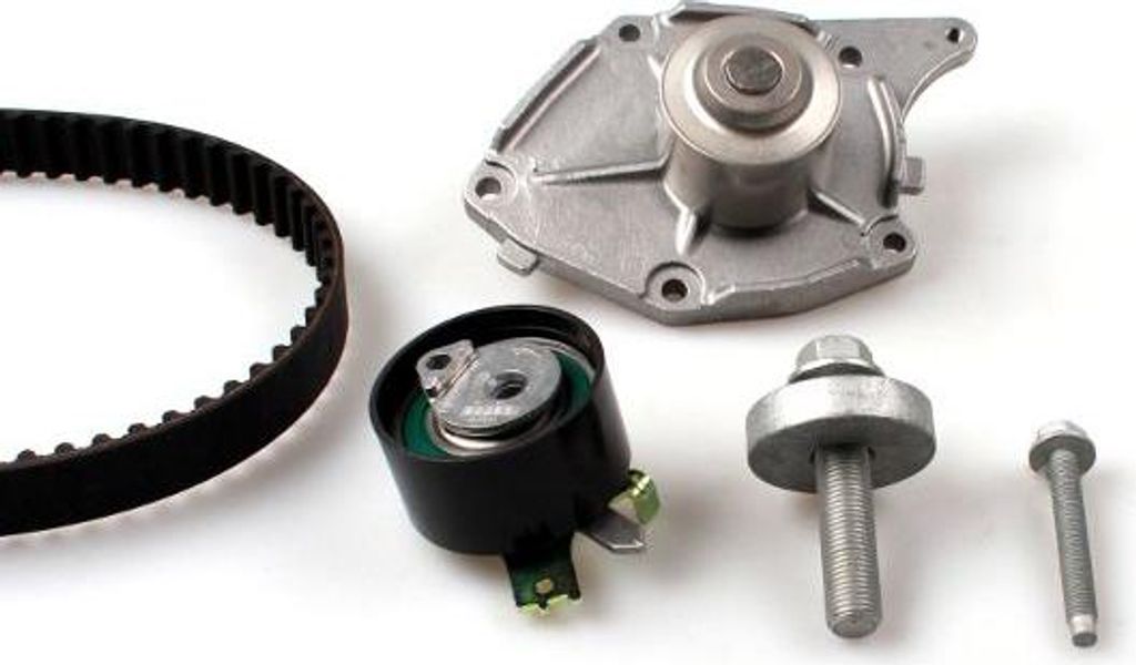HEPU PK09620 Wasserpumpe + Zahnriemensatz OE 8660003252 kompatibel mit Dokker, Duster, Logan, Sandero, Kubistar, Micra, Note, Qashqai, Captur, Clio...