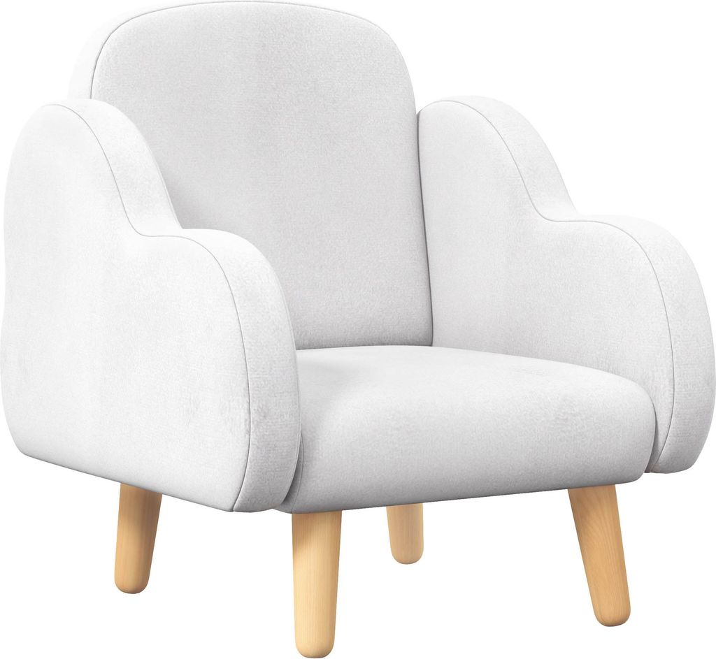 ZONEKIZ Fauteuil pour enfant design scandinave nuage grand Image du produit 