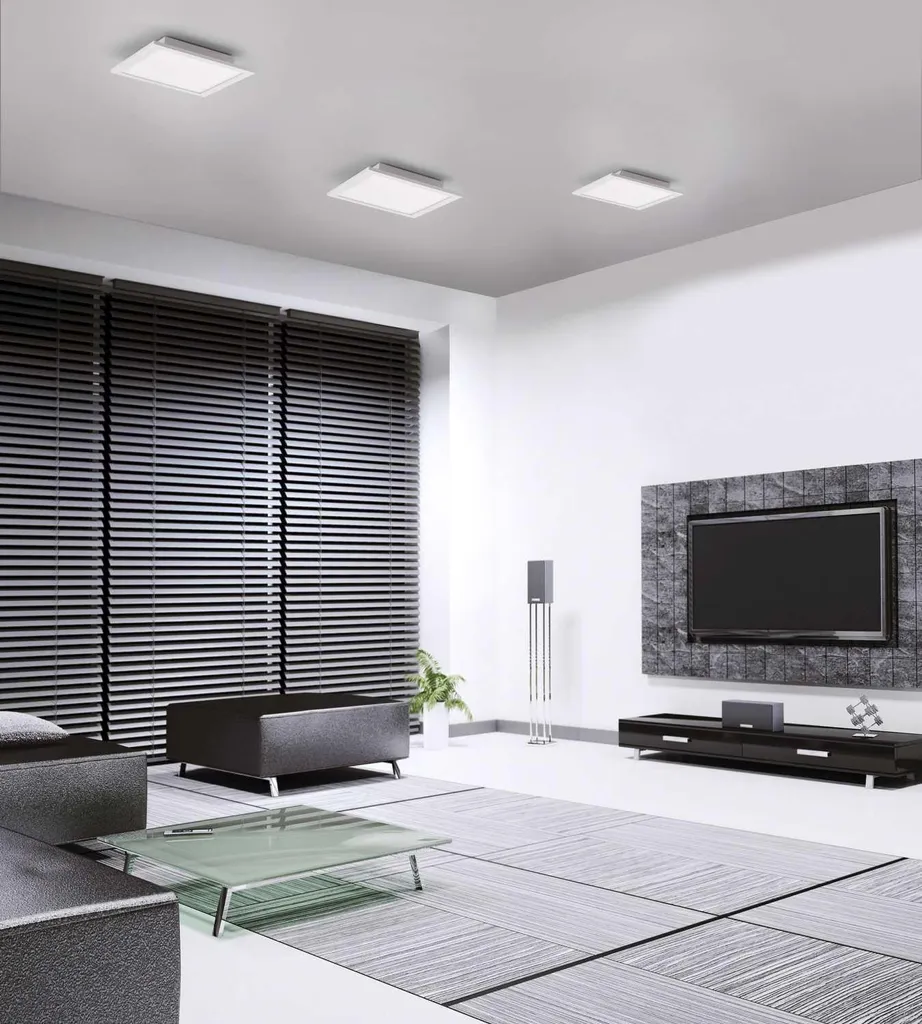 Plafonnier LED Dimmable avec Télécommande CCT Blanc 30cm - Série L30 - 17