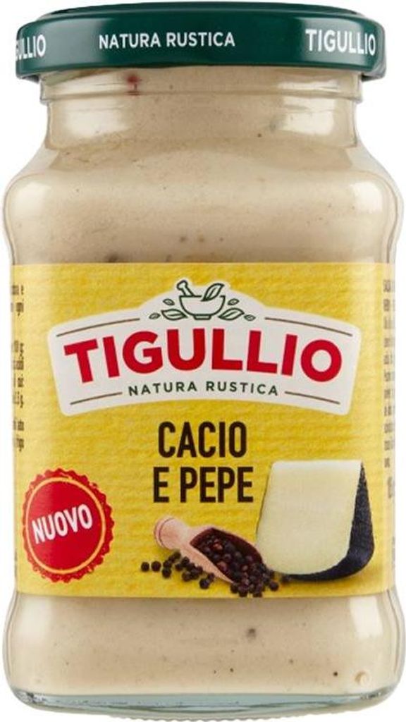 Nudelsauce Käse und Pfeffer Sauce Cacio e Pepe 190g - Produktbild 