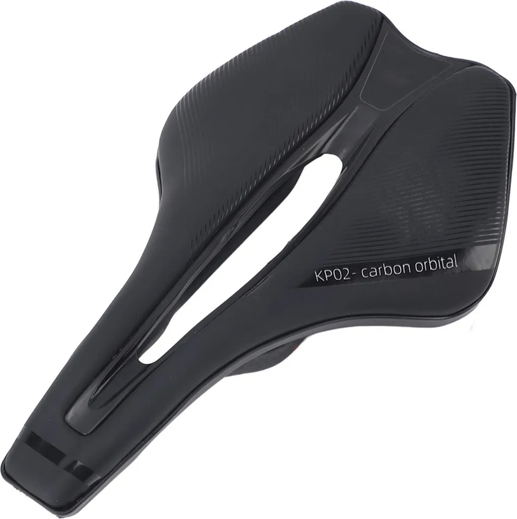 Selle de vélo respirante ajourée noire pour VTT et route - Modèle Ergo X