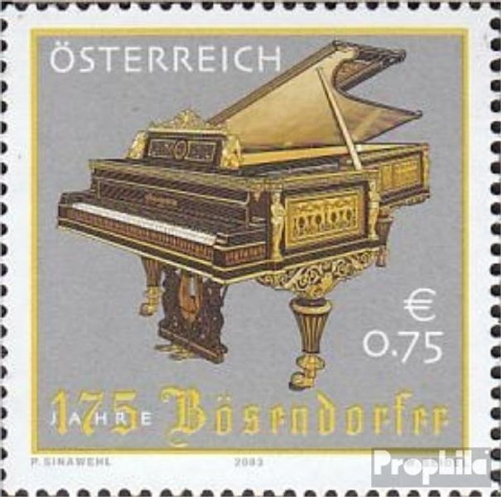 Briefmarken Österreich 2003 Mi 2451 (kompl.Ausg.) postfrisch Bösendorfer