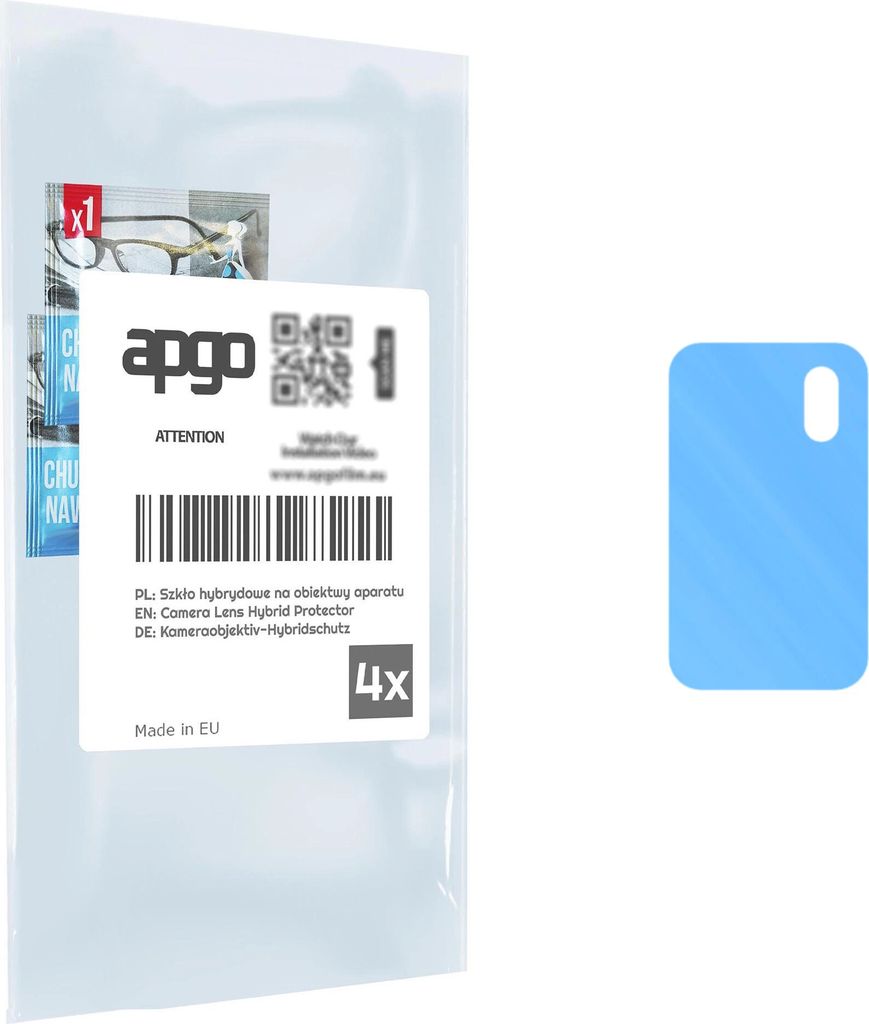 apgo 4 Stück Linsenschutz Kamera Schutzglas für Oppo A16 Kameraschutz, 9H Kameraobjektiv Camera Lens Protector