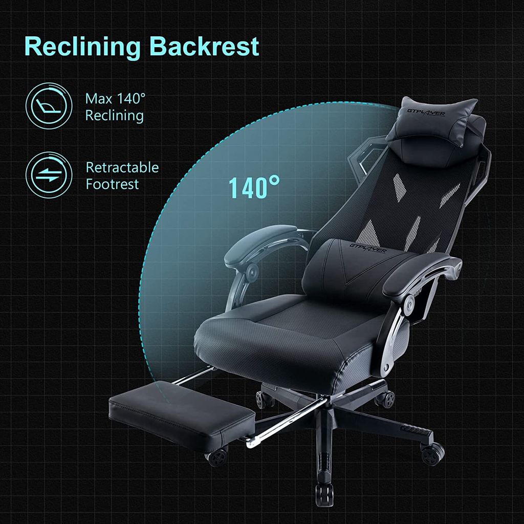 GTPLAYER ergonomická kancelárska stolička, písacia Obrázok produktu 6