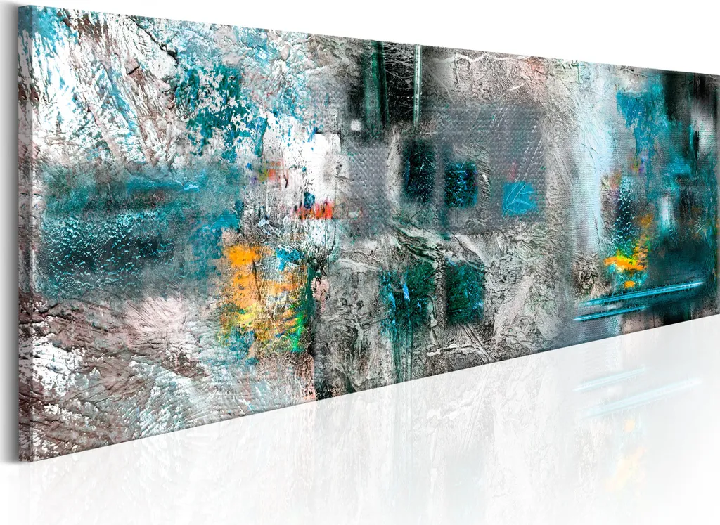 Quadro su tela italiano - Immaginazione artistica 150x50 cm Astratto a-A-0262-b-d