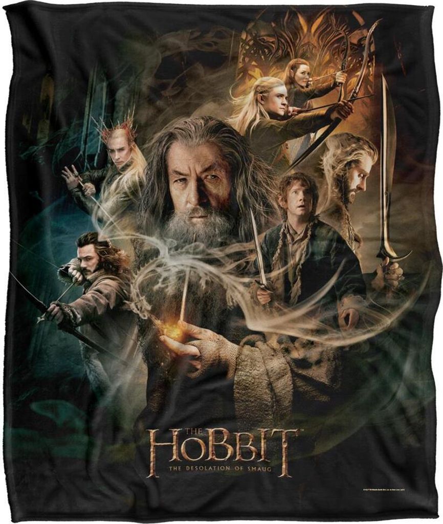 The Hobbit: The Desolation of Smaug - Decke, Filmplakat TV19417 (Einheitsgröße) (Bunt)
