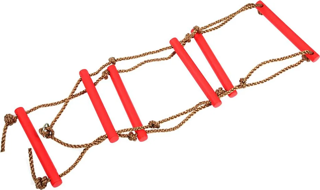 Échelle de corde SixSection avec barreaux antidérapants pour entraînement