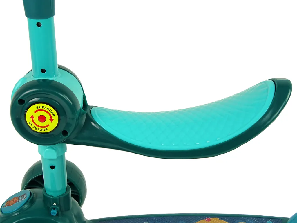 Trottinette 3 roues stable selle ultralégère et module sonore intégré