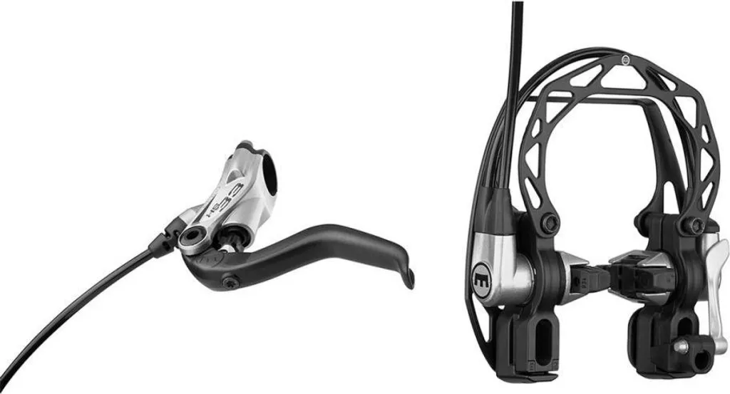 Frein Hydraulique sur Jante Magura HS33 Argent pour Vélo de Randonnée