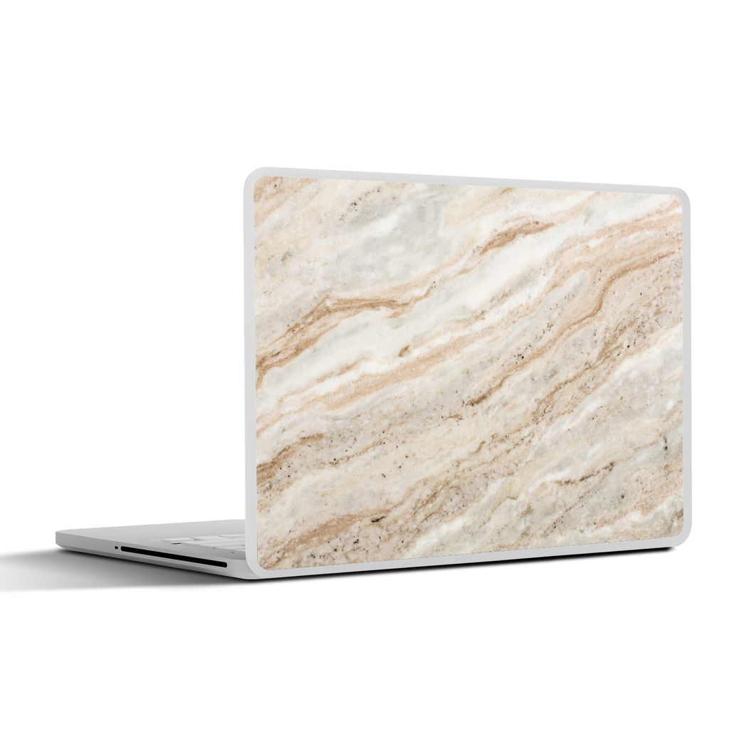 MuchoWow Laptop Aufkleber Sticker Cover Marmor - Steine - Quarz - Textur 30x21 cm - Sticker für Laptop - Selbstklebend