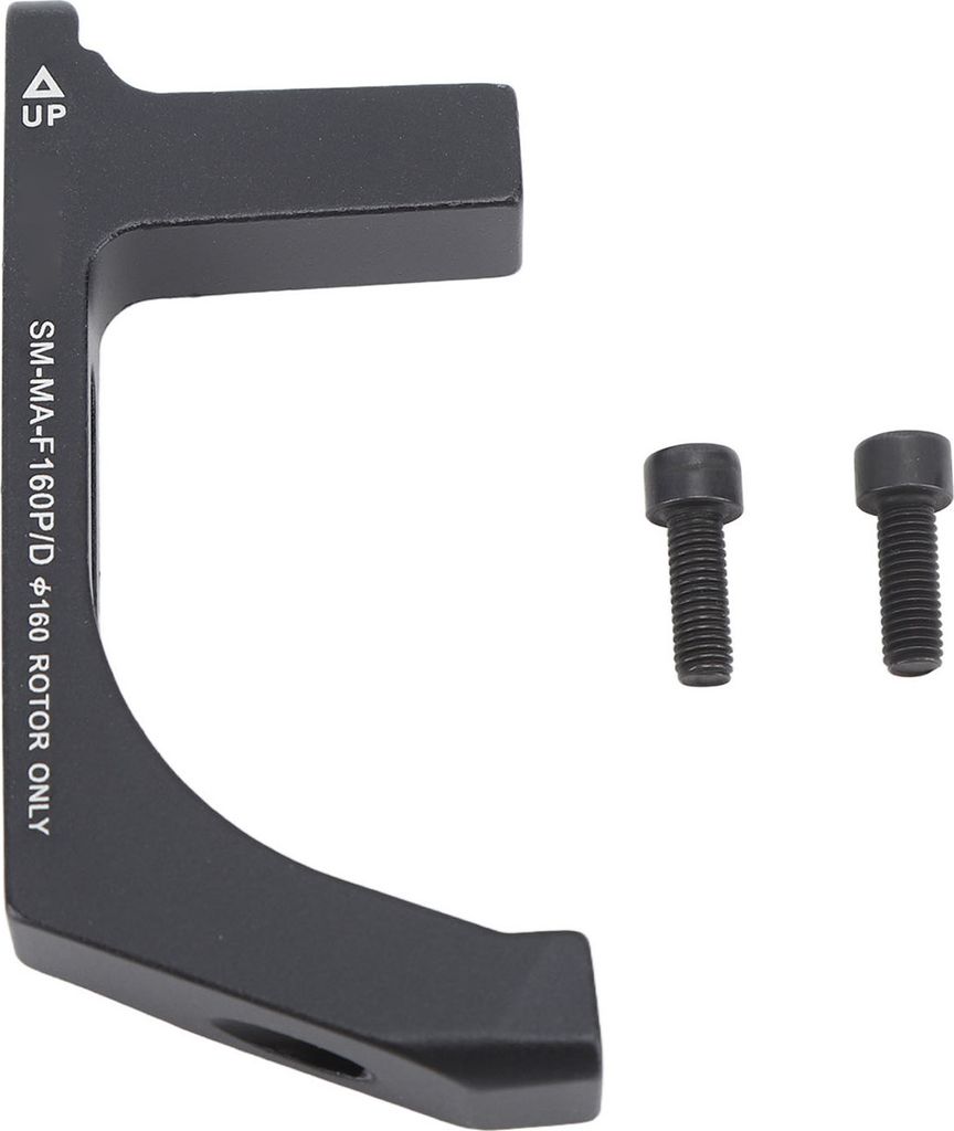 Bike -Scheibenbremsadapter Aluminiumlegierung Black Montage Bracket Converter Accessoire für das Straßenrang 160 mm