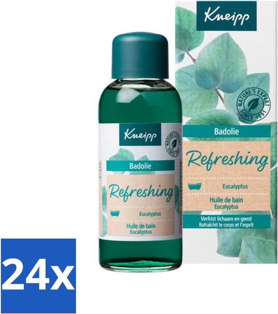 Kneipp - Badeöl - Minze-Eukalyptus - 100 ml - Vorteilspack - 24 Stücke