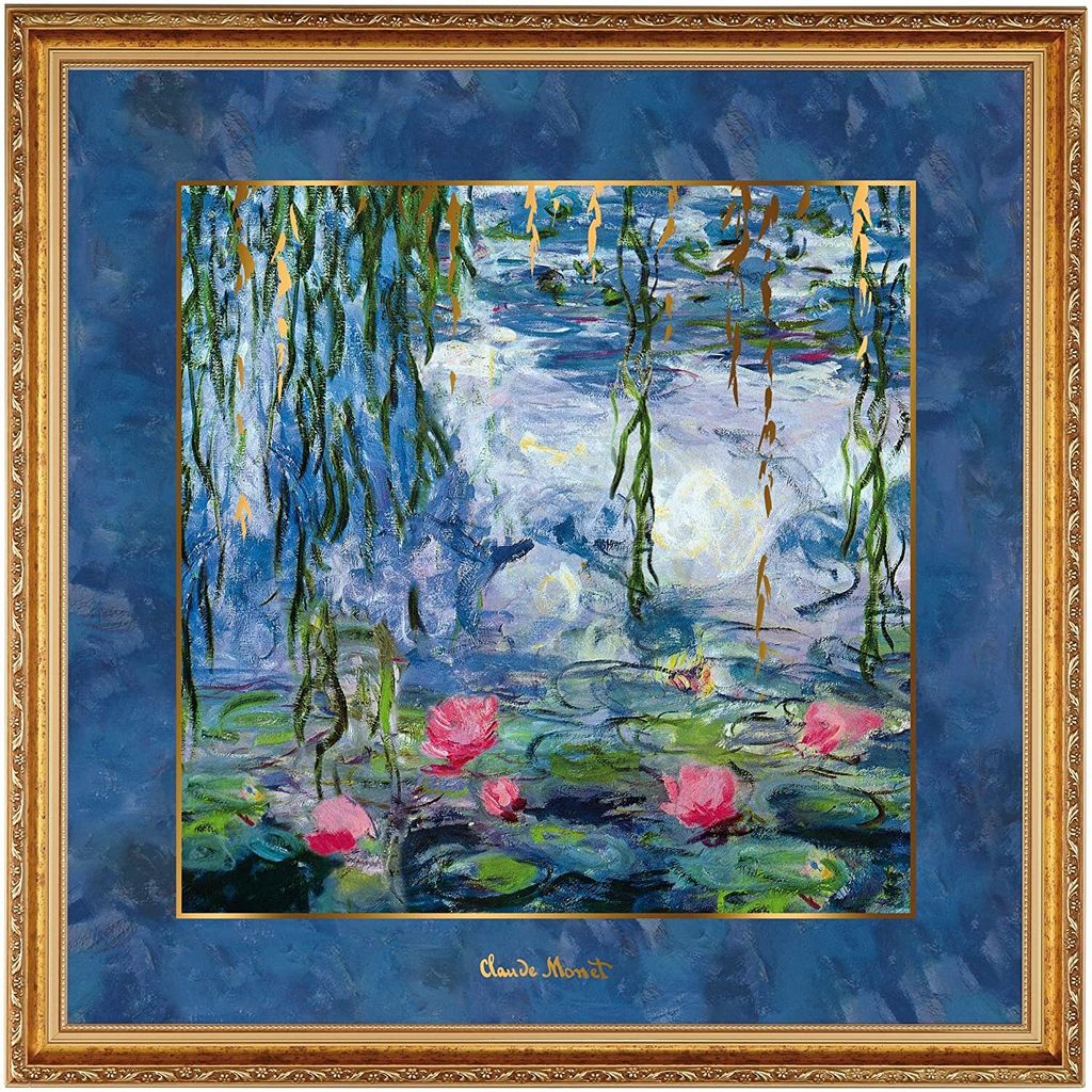 Goebel Monet Seerosen mit Weide Bild