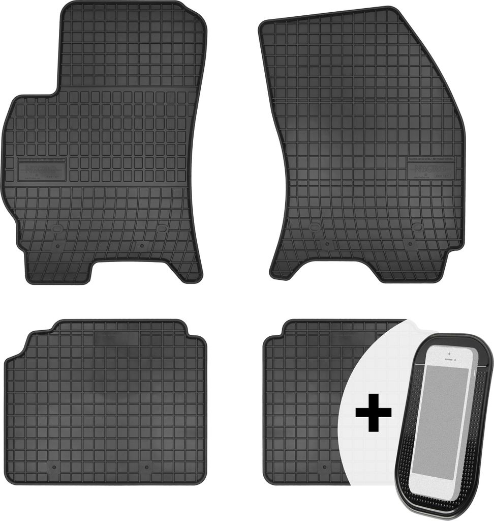 Gummimatten Auto Fußmatten Automatten Passgenau 4-teilig Set - passend für Ford Mondeo 3 MK3 2000-2007