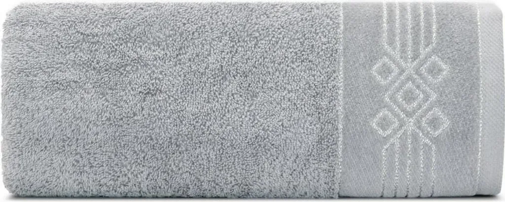 Asciugamano Kamela 50x90 spugna argento 520g/m2 Eurofirany