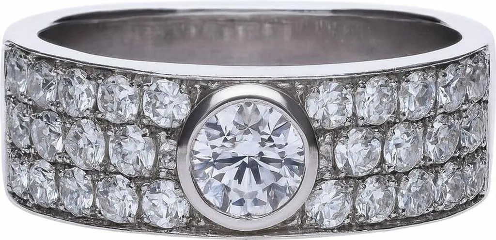 Diamonfire Anello Donna 6112701082165 Misura 16,5 - Effetto Diamante