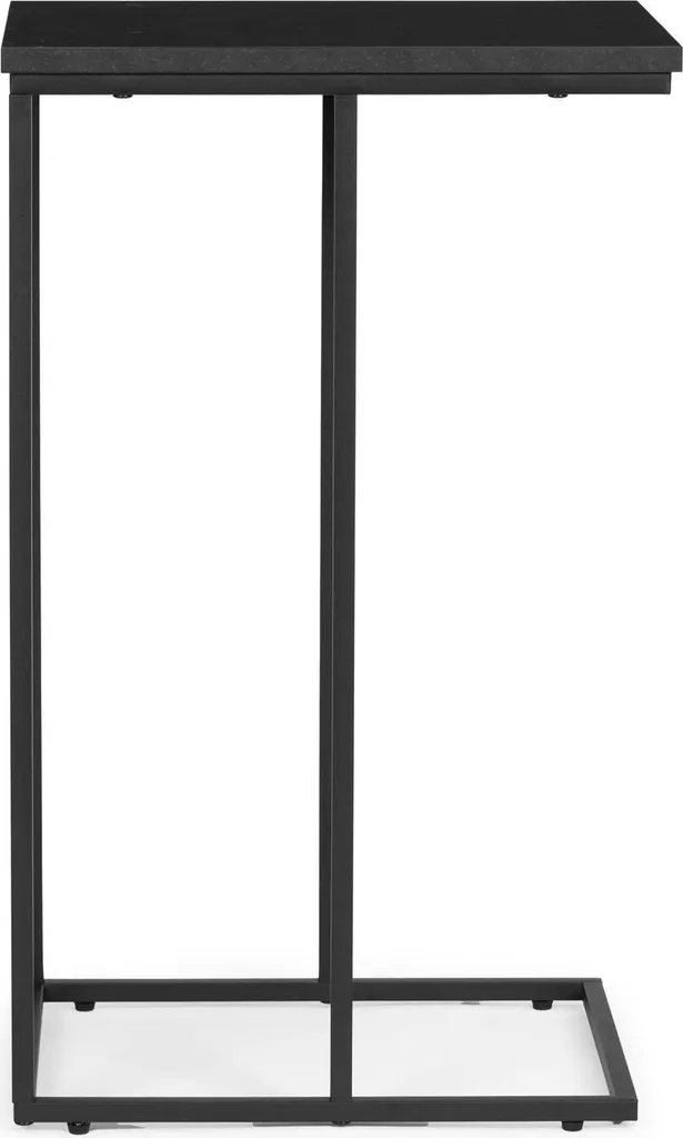 Table d'appoint C marbre noir ModernHome pour PC portable - 2