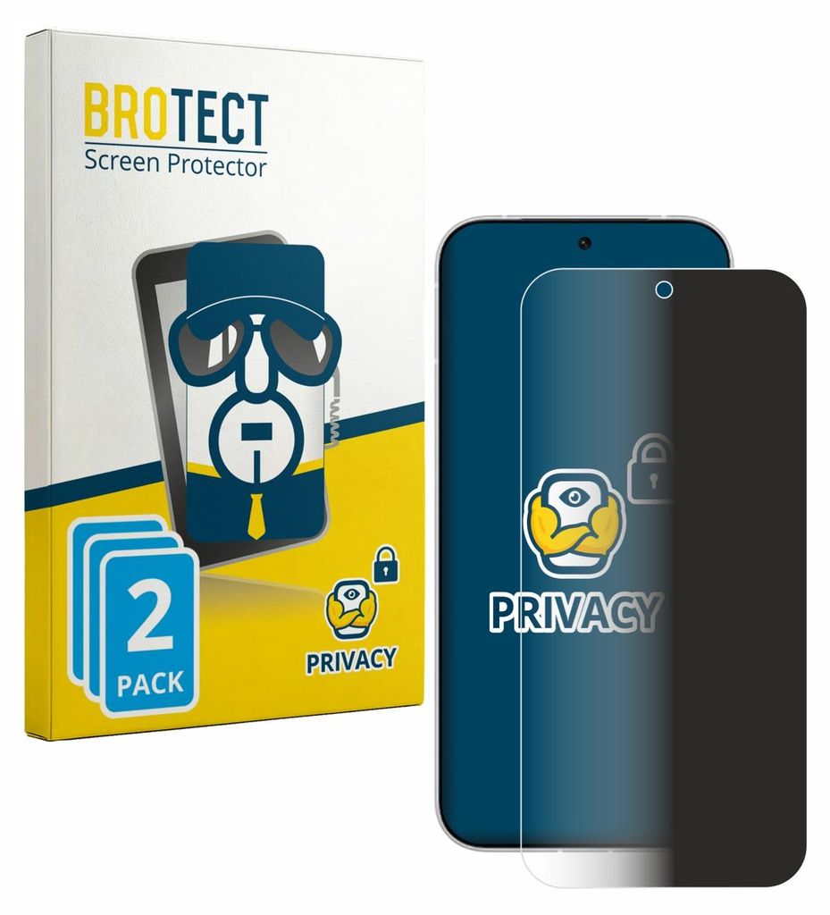 2x BROTECT Sichtschutzfolie für Vivo iQOO Z11 Turbo Anti-Spy Privacy Sichtschutz Blickschutz Folie Blaulicht-Schutz