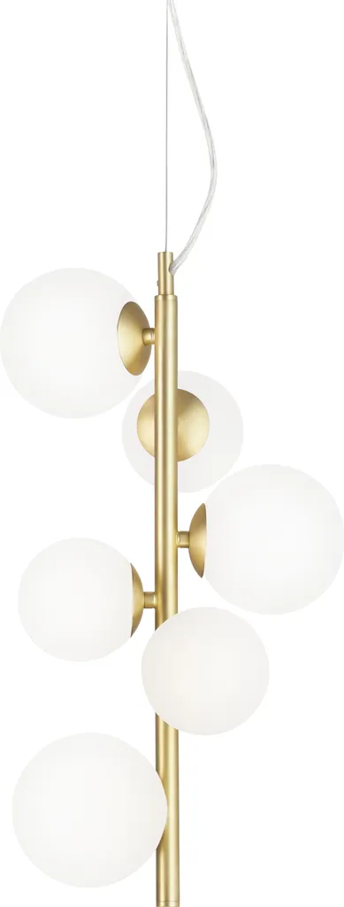 Suspension PERLAGE SP6 Laiton : Éclairage Anti-Éblouissement Chic G9